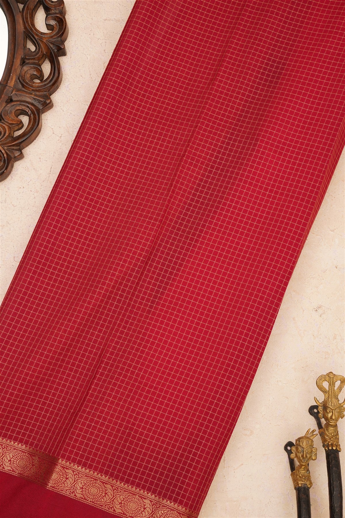 Banarasi Crepe Silk Light Pink Saree