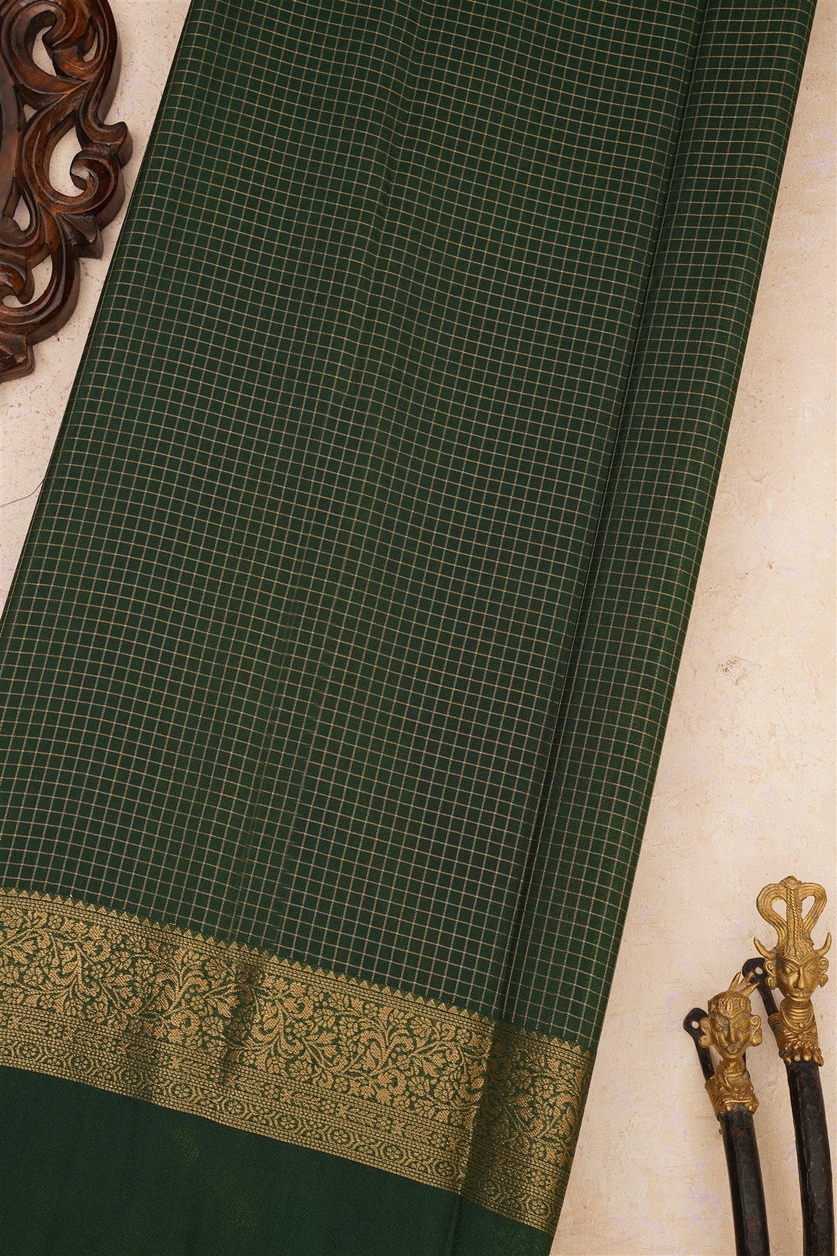 Banarasi Crepe Silk Dark Pink Saree