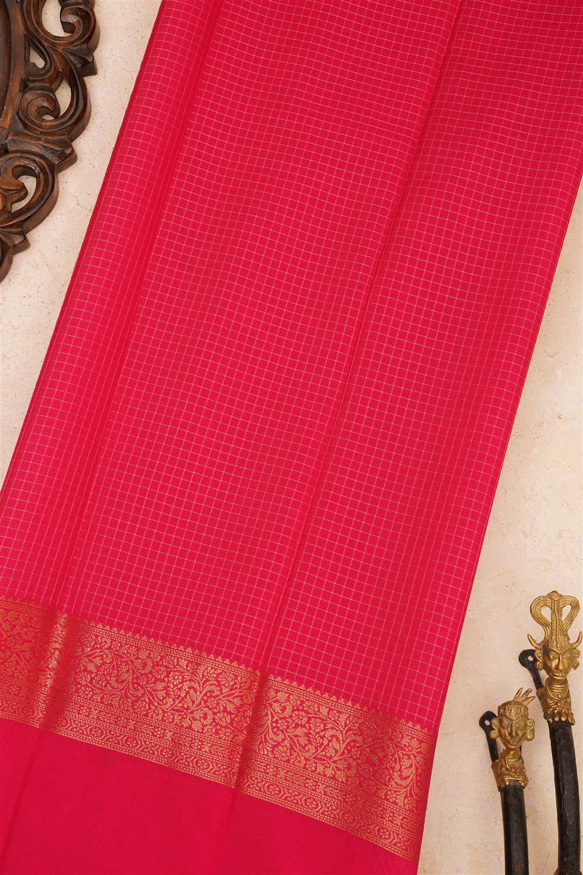 Banarasi Crepe Silk Sea Green Saree