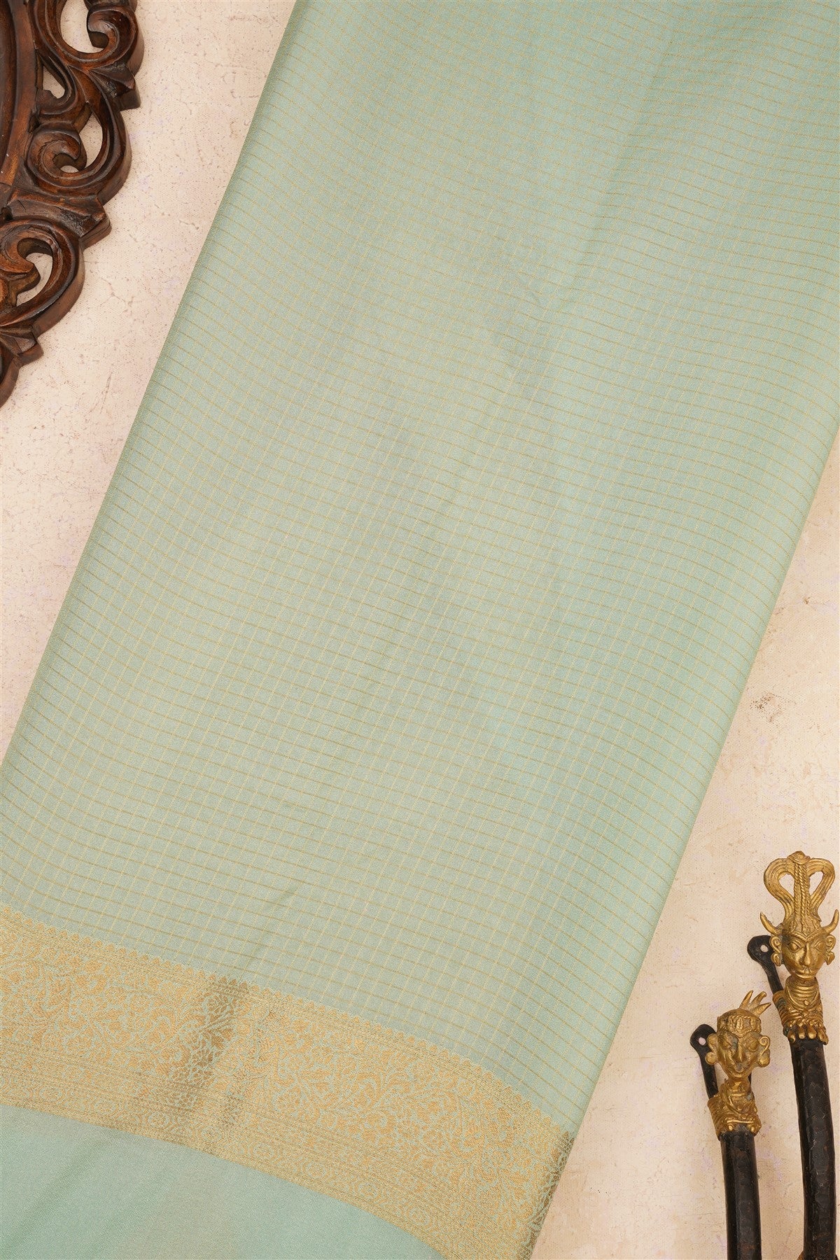 Banarasi Crepe Silk Violet Saree