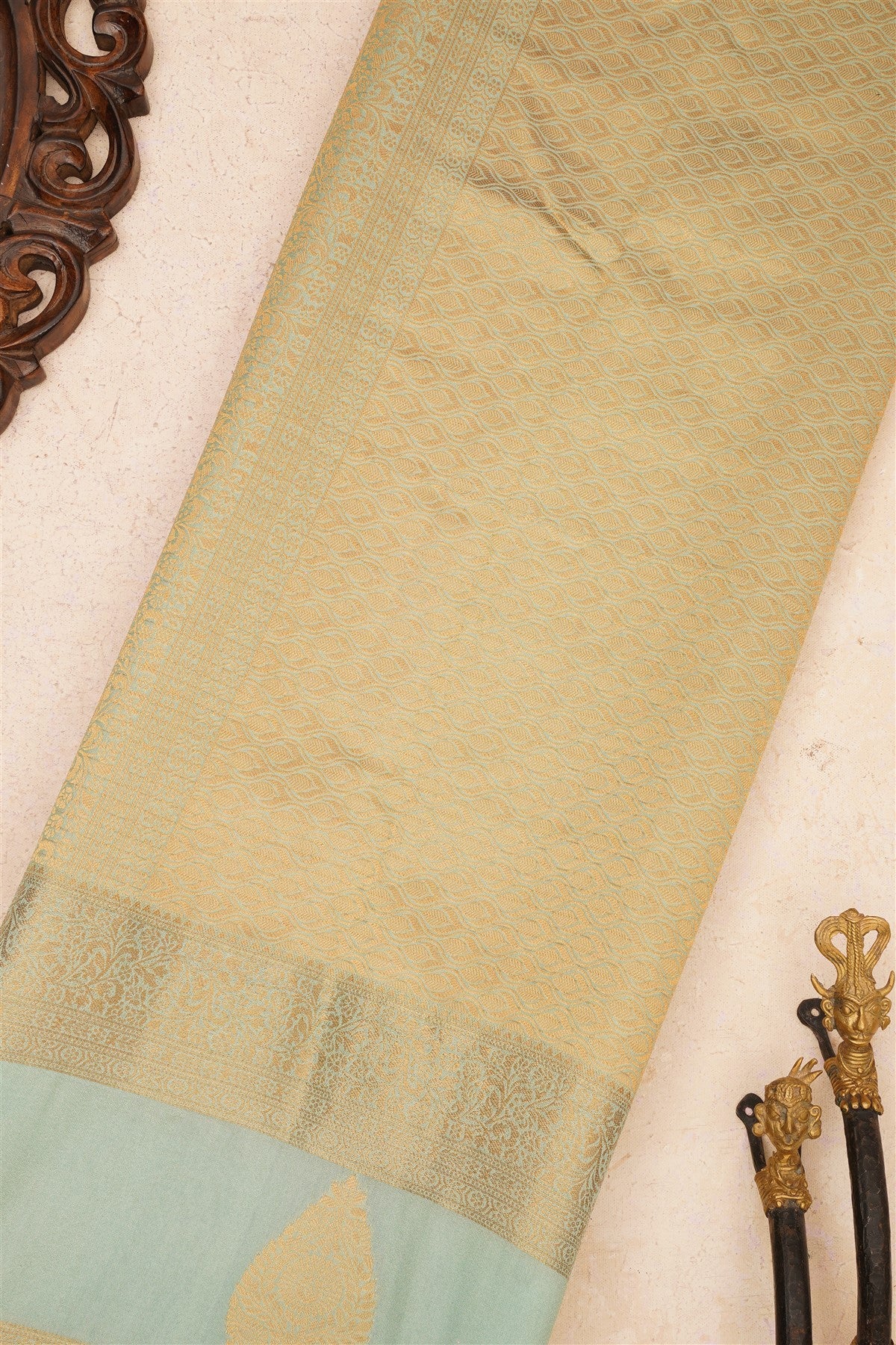 Banarasi Crepe Silk Violet Saree