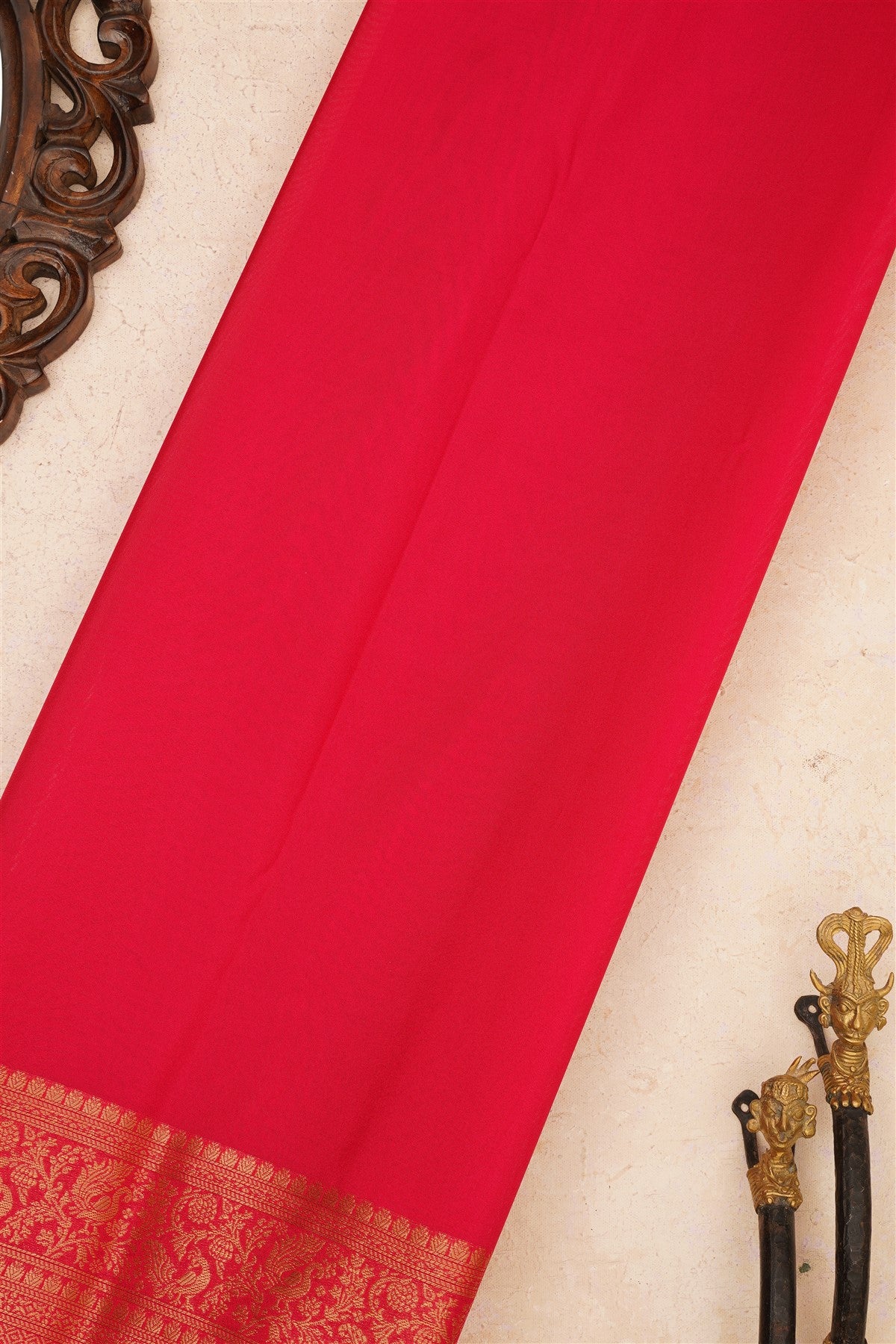 Banarasi Crepe Silk Blue Saree