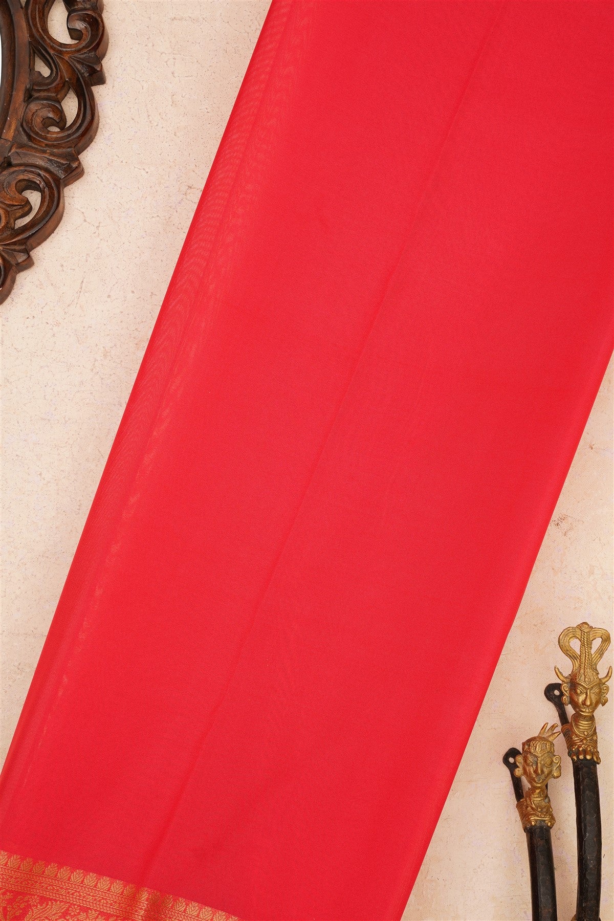 Banarasi Crepe Silk Dark Purple Saree